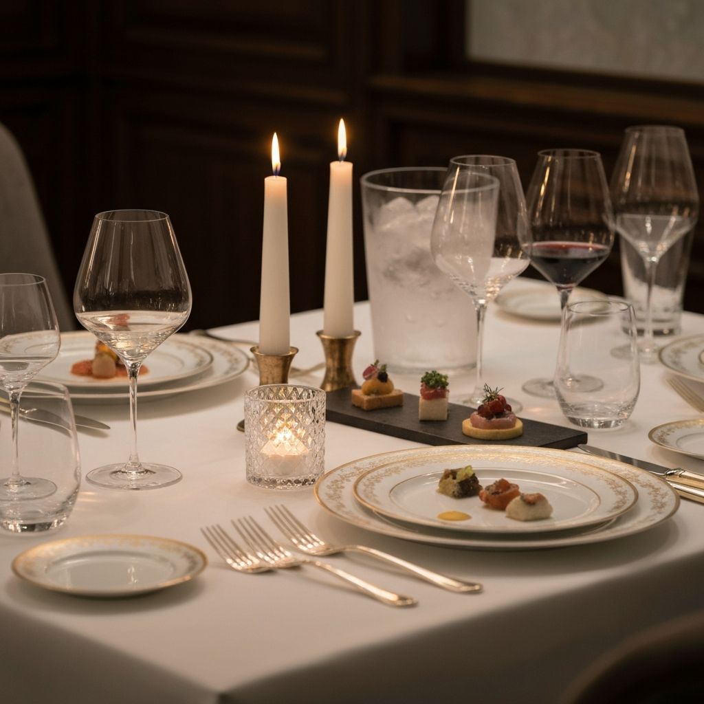 Fine dining wine pairing