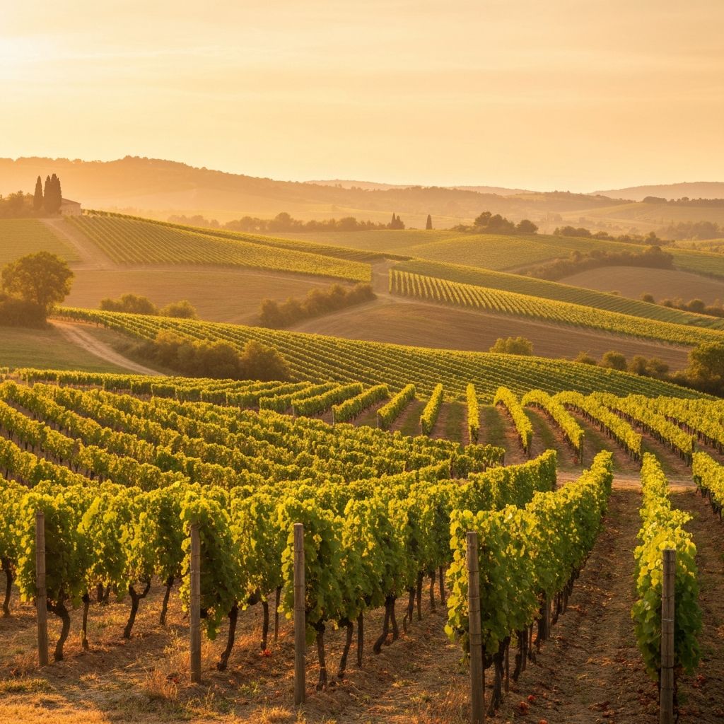 European vineyard landscape